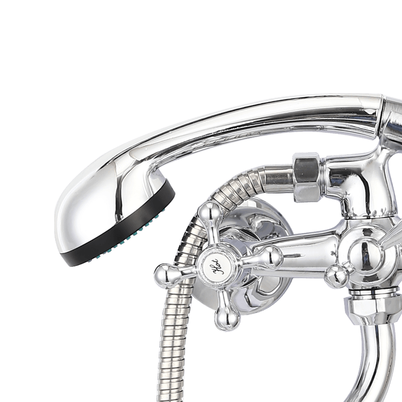 TY1061-1 dual handle wall-mounted shower mixer