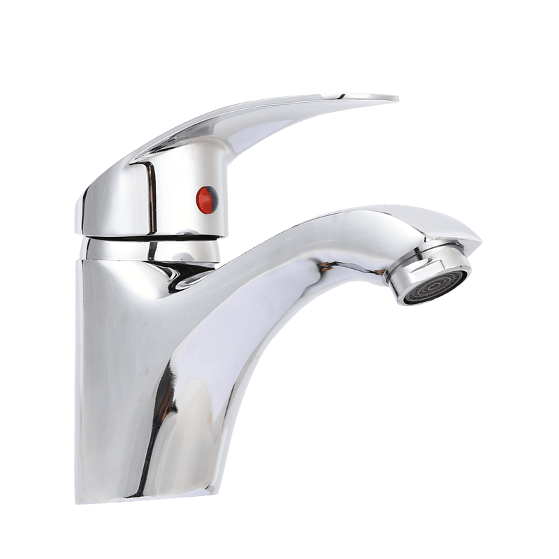 TY2001 deck mounted Single handle zinc basin mixer