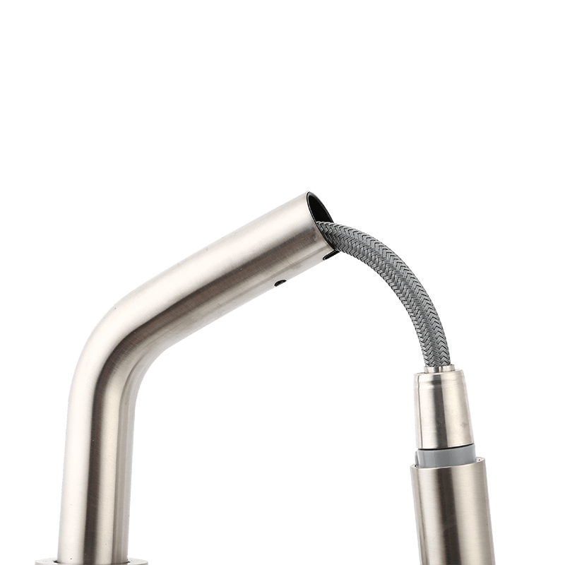 TY-022 chrome finish pull out head water saving stainless steel kitchen mixer