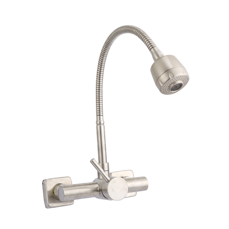 TY-017 chrome finish stainless steel 302 kitchen mixer with TTK spout