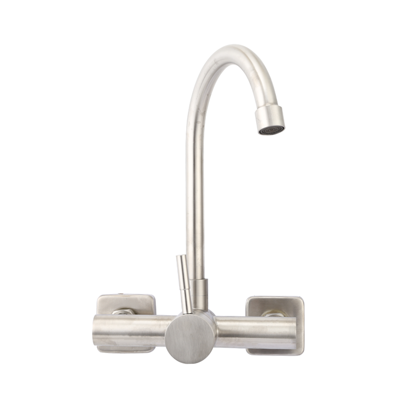 TY-019 stainless steel 304 kitchen mixer with one handle in the middle