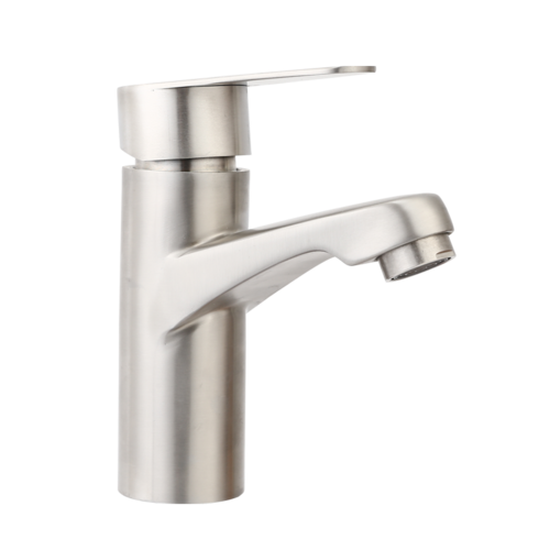 TY-033 ss 304 brushed nickel hot and cold basin mixer