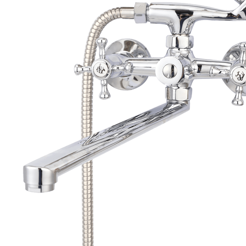 TY1062-3 Dual handle wall-mounted shower mixer