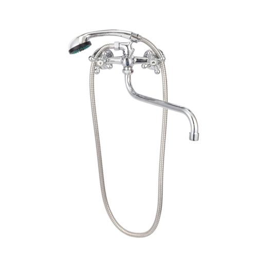 TY1061 dual handle wall-mounted shower mixer