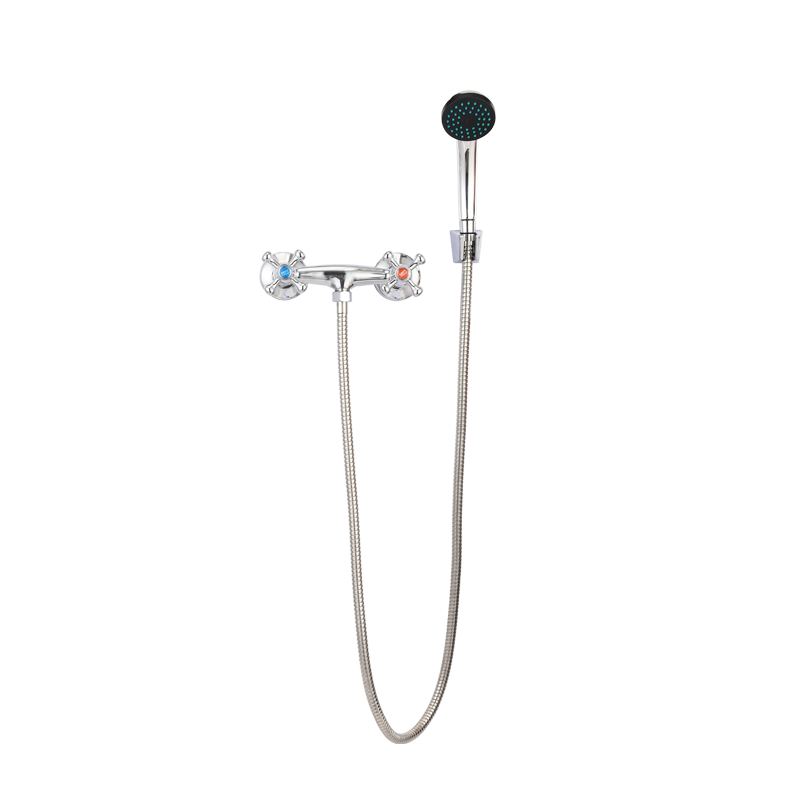 TY1064-1 Dual handle wall-mounted bath mixer