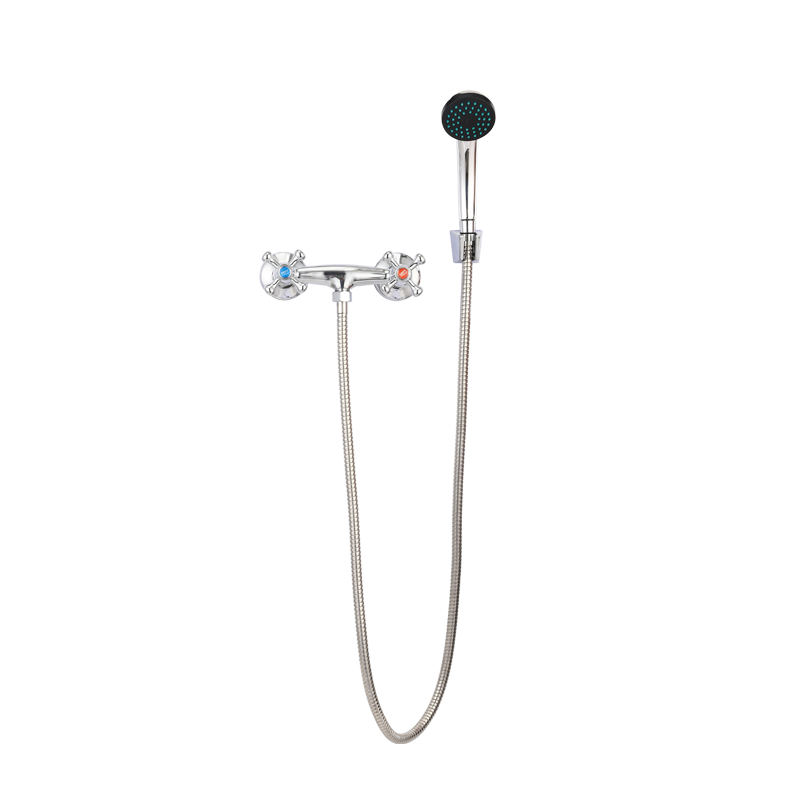 TY1064-1 Dual handle wall-mounted bath mixer